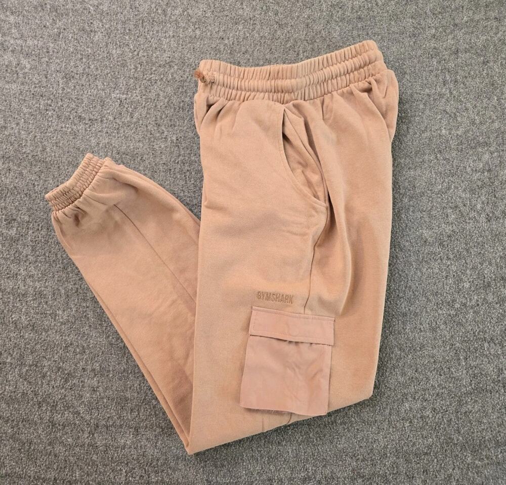 Gymshark Rest Day Cargo Jogger Sweatpants Womans Sz XS Dusty Pink High Waisted